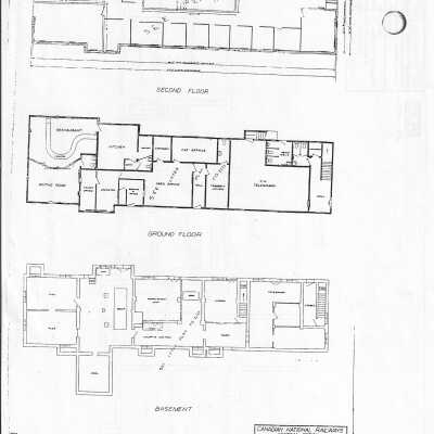 Canadian National Central Region Northern Ontario District: Capreol District Ruel Subdivision Plans Showing Existing Building, 1960
