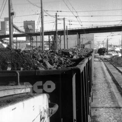 Photograph, BEA Ore Train at Tipple.