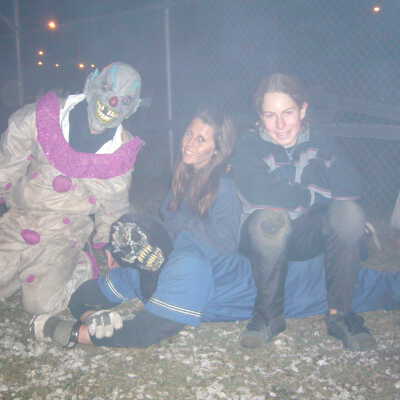 Photograph, NORMHC, Terror Train, 2011, - L to R James Brennan, Jessica Kivi, Dana Carbone, Cody Cacciotti (laying down)