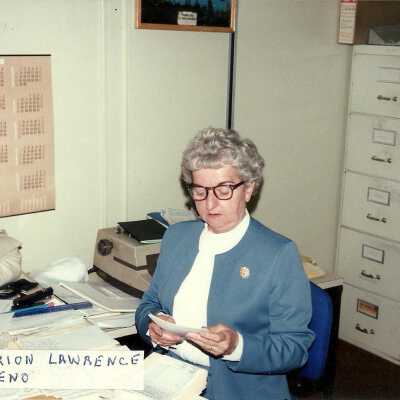 Photograph, Marion Lawrence, Stenographer.