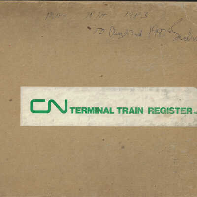 CN Terminal Train Register