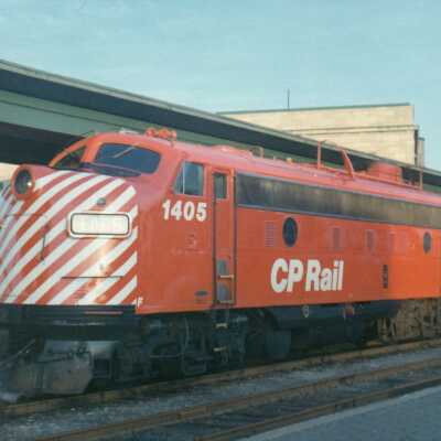 Photograph - Canadian Pacific 1405 at Trois Rivieres, Quebec May 4th 1969