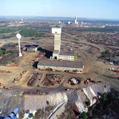Photograph, Copper Cliff Mine Aerial Shot.