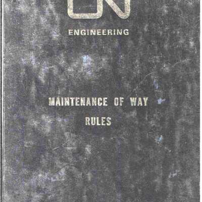 CN Engineering Maintenance of Way Rules