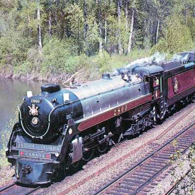 Photograph, Canadian Pacific Railway, Engine 2860.