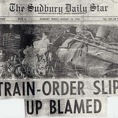 Newspaper Article - Train-Order Slip-Up Blamed