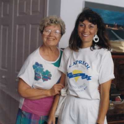 Photograph, Irene Sbrega, Nancy Dicarlantonio.