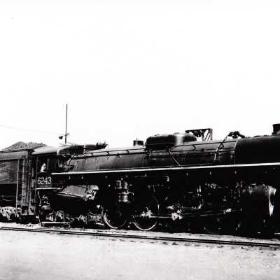 Photograph, CNR Steam Engine 6243