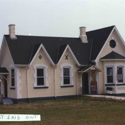 Photograph, CNR Station, Fort Erie, Ontario, Canada, June 23rd 1984