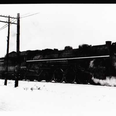 Photograph, CNR Steam Engine 6107