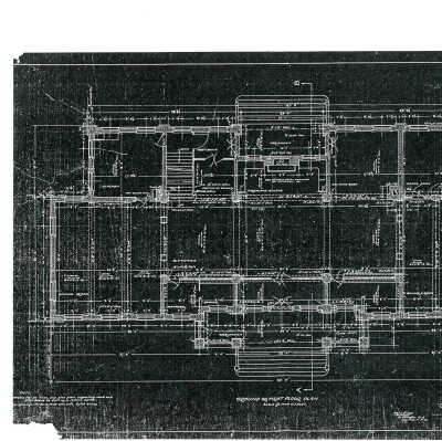CNR Plan of YMCA Building (To Be Erected at Capreol, ON)