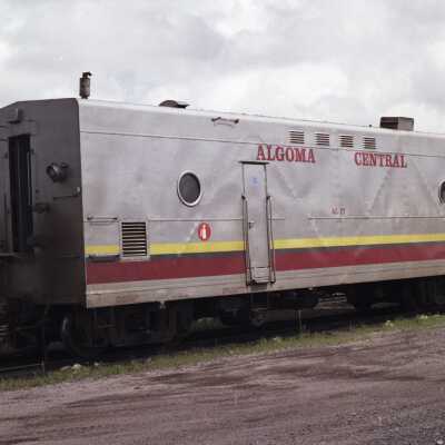 Photograph, Algoma Central Steam Generator Car #77.