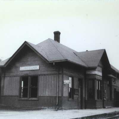 Photograph, CNR Station at Coboconk, Ontario.