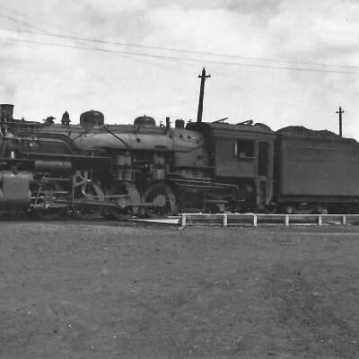 Photograph - Locomotive No. 3205 apparently being readied for scrapping
