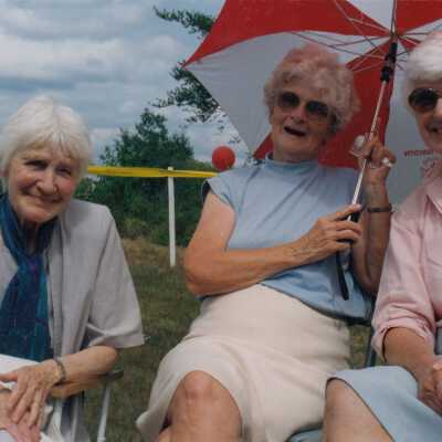 Photograph, Jean Marquis, Millie Thomas and Sister.