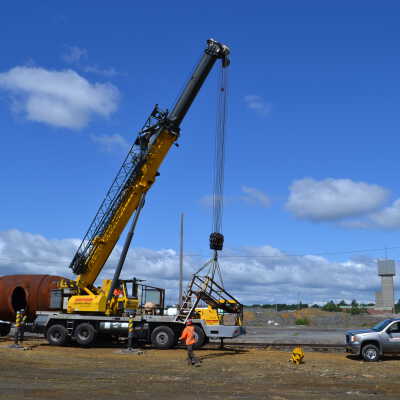 Photograph, NORMHC, Hot Metal Car move from INCO to Prescott Park.