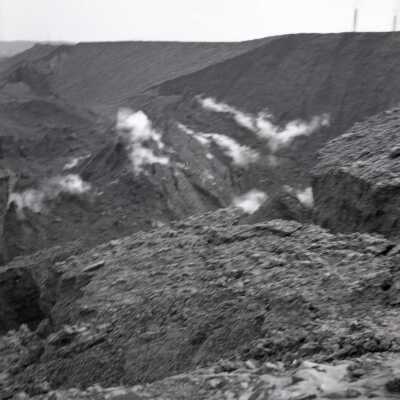 Photograph, View of Slag Break, November 2nd 1939, Copper Cliff, Ontario.