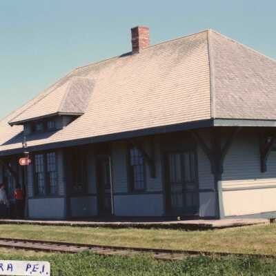 Photograph, CNR Station at Elmira, PEI.