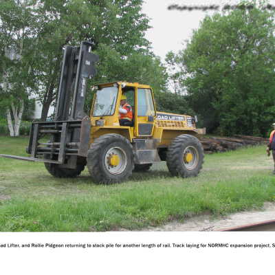 Photograph, NORMHC Track Laying.