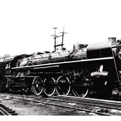Photograph, CNR Steam Engine 6109
