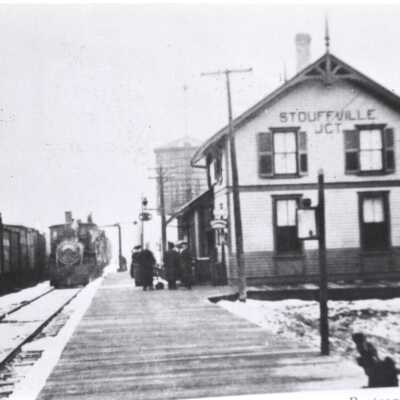 Photograph, CNR Station at Stouffville, Ontario.