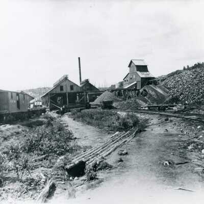Photograph, Copper Cliff Mine, 1890s.