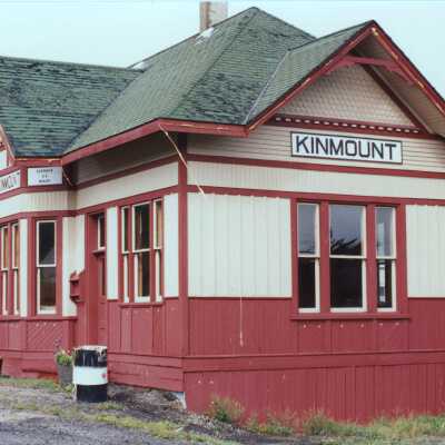 Photograph, CNR Station at Kinmount, Ontario.
