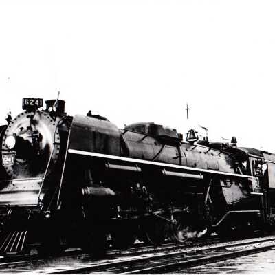 Photograph, CNR Steam Engine 6241