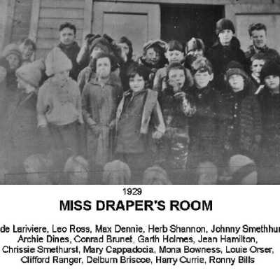 Photograph - Group portrait of Miss Draper's Room, 1929