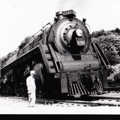 Photograph, CNR Steam Engine 6246