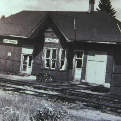 Photograph, CNR Station at Kinmount, Ontario.