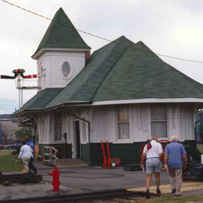 Photograph, CNR Station, Ridgeway, Ontario, Canada, July 30th 1994.