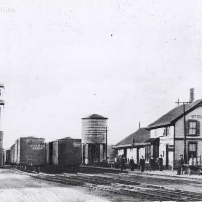 Photograph, CNR Station at Stouffville, Ontario.