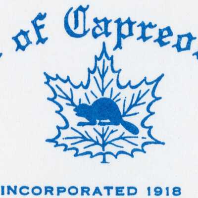Photograph, Town Crest, Capreol, Ontario.