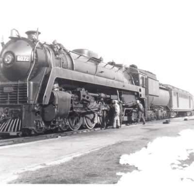 Photograph, CNR Locomotive 6072