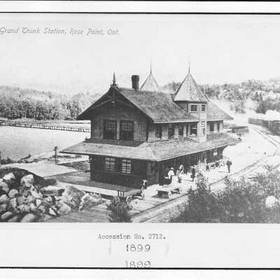 Photograph of the Grand Trunk Station in Rose Point