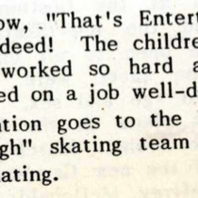 Document, The Ice Show- That's Entertainment!