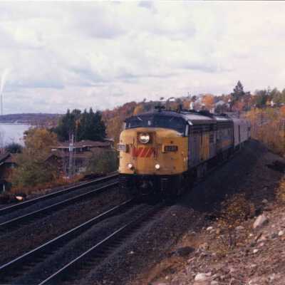 Photograph, East of Sudbury by Lake Ramsay, October 1, 1987.