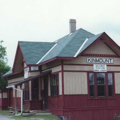Photograph, CNR Station at Kinmount, Ontario.