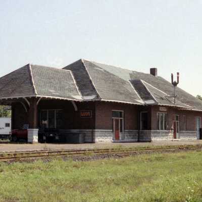 Photograph, CN Orillia station August 1987.