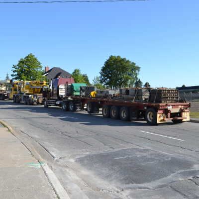 Photograph, NORMHC, Hot Metal Car Move into Prescott Park.