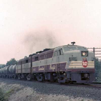 Photograph - Canadian Pacific train, locomotive no. 4042