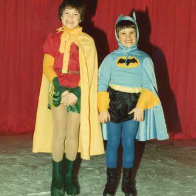 Photograph, Capreol Figure Skating Club, Batman and Robin.