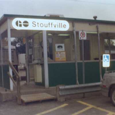 Photograph, GO Station at Stouffville, Ontario.