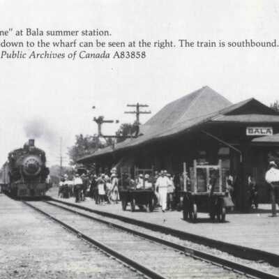 Photograph, CNR Station at Bala, Ontario.