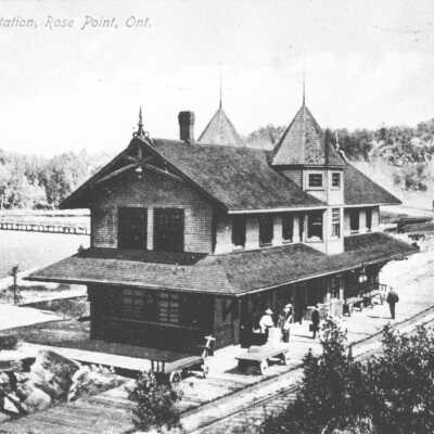 Photograph of the Grand Trunk Station in Rose Point