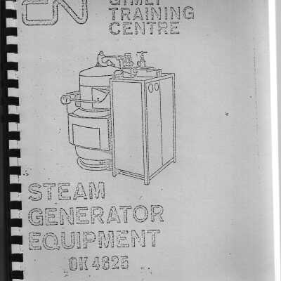 CN Gimli Training Centre Steam /generator Equipment August 1977