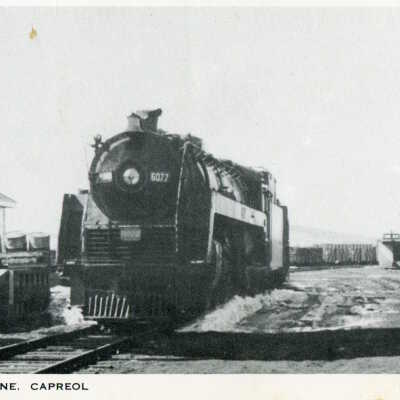 Photograph, CNR 6077, Capreol, Ontario.