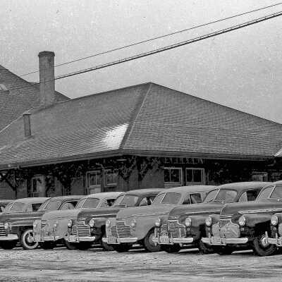 Photograph, Sudbury CPR Station.