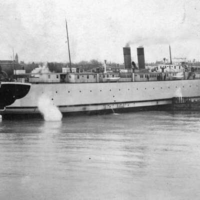 Photograph, Grand Trunk Railway Ferry in Cobourg, Ontario.